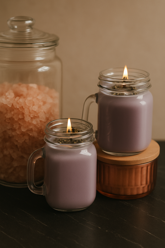 Lavender & Eucalyptus Mason Jar Candle